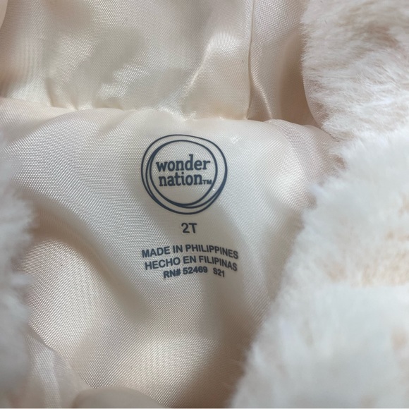 Wonder nation cream Faux Fur Jacket - Picture 3 of 3